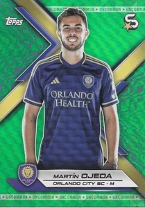2024 Topps Superstars MLS MARTIN OJEDA lámina verde poco común -ORLANDO CITY SC- - Imagen 1 de 1