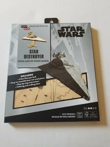 THE BAM BOX GEEK EXCLUSIVE DISNEY INCREDIBUILDS STAR DESTROYER 3D WOOD MODEL - Picture 1 of 5