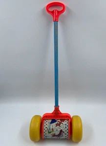 Fisher Price Melody Push Chime Schiebespielzeug Glocken Musik 1972 vintage - Bild 1 von 13