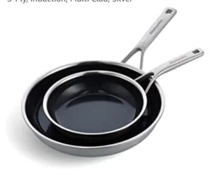 KitchenAid Ceramic Ceramic Frying Pans Set of 2 20cm 28cm - Picture 1 of 7