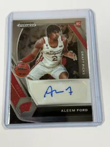 2021-22 Panini Prizm Draft Picks #DP-AFO Aleem Ford Auto RC - Picture 1 of 2