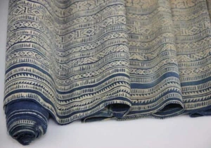 Rollo textil tela batik mano vieja minoría étnica china tribal 5,3M - Imagen 1 de 5