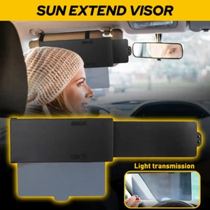 Front Side Car Sun Visor Extension Extender Shield Truck Window Shade Anti Glare - Picture 1 of 12