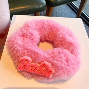 Barbie Rosa Difusa Scrunchie - Corbata para el Cabello - Soporte para Cola de Pony Srunchy - Elástico - Imagen 1 de 1