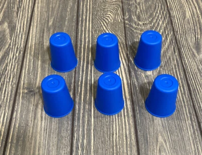 Juego de 6 tazas rápidas Spin Master piezas de repuesto para tazas azules  Foto 1 de 2