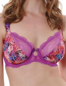 FREYA AA1931 WILDFIRE UNDERWIRE BALCONNETTE PLUNGE BRA LAVA - Picture 1 of 5