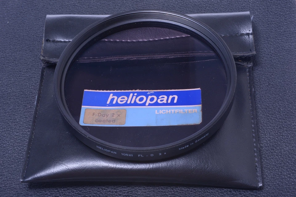✅ HELIOPAN F-DAY 2X COATED FL-D 2X 105X1, E105, 105MM FILTER FOR LENS  61-1 - Image 1 of 3