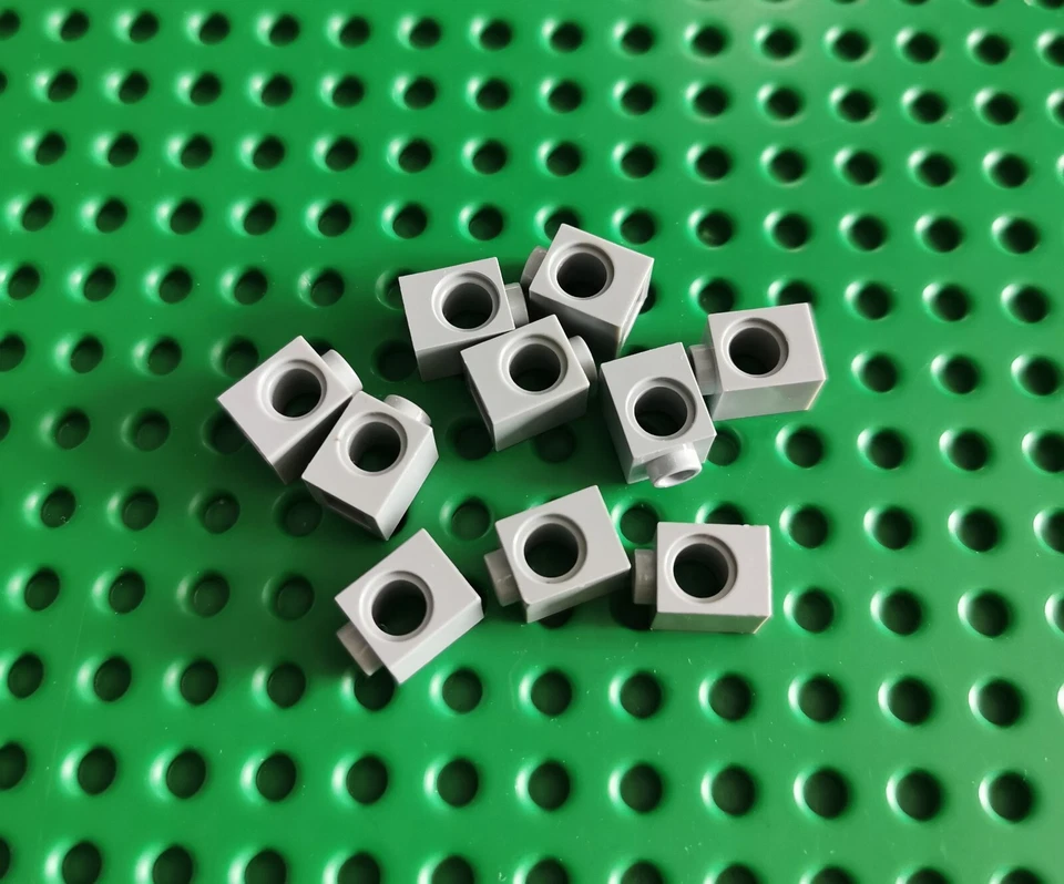 LEGO Technic 1x1 Lochstein Lochbalken 10 Stück neu hellgrau gray brick 6541 R3 - Bild 1 von 1