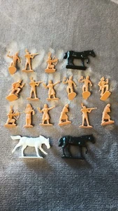 BMC Toys Indigenous People And Horse Toy Lot - Picture 1 of 6