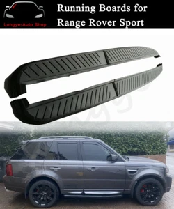 Running Board fits for LR Range Rover Sport 2006-2013 Side Step Nerf Bar Black - Picture 1 of 6