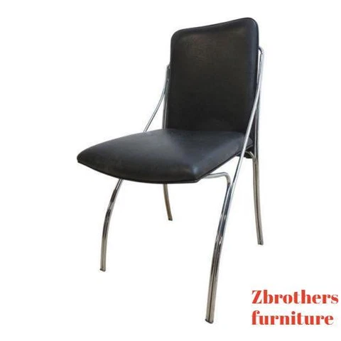 Vintage Mid Century Chrome Wire Side Dining Desk Chair Cover