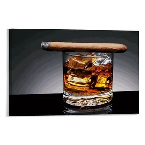 Cigar Mural Canvas Poster Living Room Decor Wall Art Office Decor Decoration - Picture 1 of 13