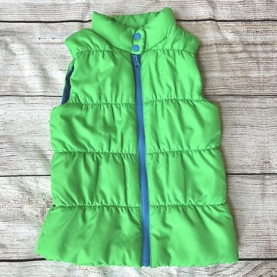 Chaleco acolchado ligero verde brillante I Love Energie para niña talla S Foto 1 de 3