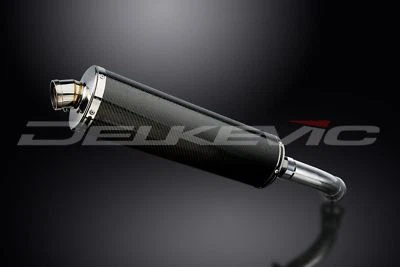 Silenciador Delkevic 18" fibra de carbono ovalado antideslizante - BMW K1200S - 2005-2008 escape Foto 1 de 3