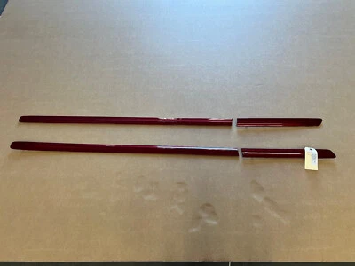 06-13 VOLVO C70 FRONT REAR RIGHT & LEFT DOOR MOLDING TRIM RED SET, OEM LOT3429 - Изображение 1 из 4