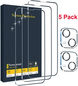 For Phone 13 12 Pro Max/Mini Tempered Glass Screen Protector Camera Full Cover - Picture 1 of 7