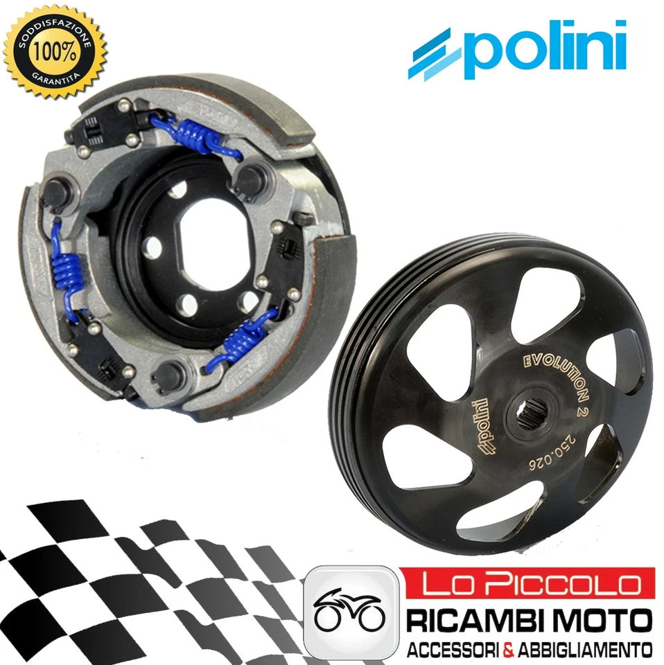 KIT CAMPANA + FRIZIONE POLINI EVOLUTION RACING MINARELLI ORIZZONTALE E VERTICALE - Immagine 1 di 1