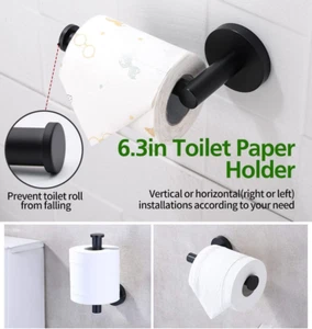 5/10/20pcs Bathroom Hardware Set, Including 16" Hand Towel Bars, Toilet Paper... - Picture 1 of 12