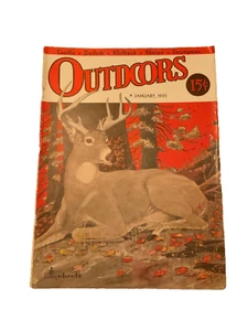 January 1935 Outdoors Magazine - Picture 1 of 3