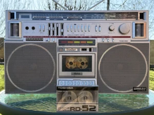 Toshiba Bombeat Rt-S93 Rare Vintage Cassette Deck Boombox Ghettoblaster Wireless - Picture 1 of 17
