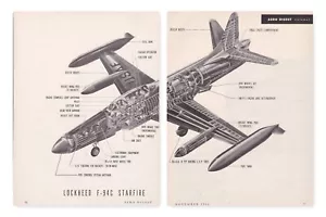 1954 Lockheed F-94C Starfire Aircraft ad 2/16/2023a - Picture 1 of 1