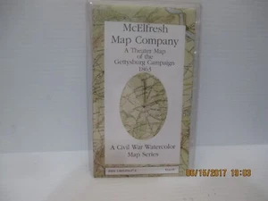 A Theater Map of the Gettysburg Campaign 1863 McElfresh Map Company 2003 - Bild 1 von 1