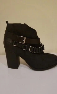 ALDO Black leather boots UK8 EU41 - Picture 1 of 6