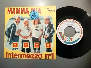 ABBA - MAMMA MIA RARE BELGIUM UNIQUE 7" PS 1975 - Picture 1 of 2