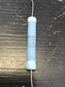 CORNING FP5 27K 5W FLAME PROOF RESISTOR X 2pcs - Picture 1 of 1