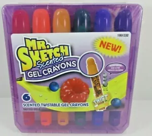 NEW Mr. Sketch Scented Gel Crayons 6 pack - Picture 1 of 2