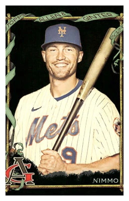 2023 Topps Allen and Ginter X  #132 Brandon Nimmo New York Mets - Image 1 of 2