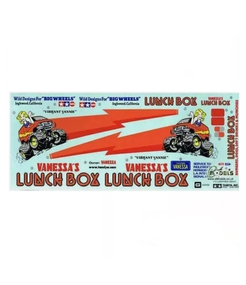 Tamiya Lunch Box Logo Sticker / Decal Sheet 9495470 - Image 1 of 1