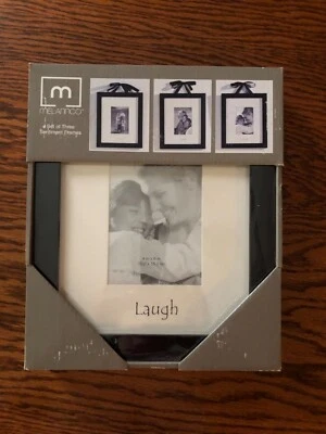 Melannco Frames 3 Live Laugh Love, Ribbon Hang, 4x6 Matted or 8x10 Pictures NIP - Image 1 of 4