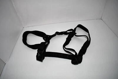Arnés Hamilton ajustable cómodo de nailon para perros - negro, 1" x 40-50" - nuevo sin etiquetas Foto 1 de 3