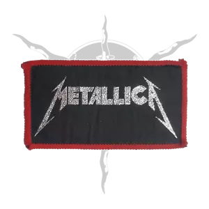 Metallica - Metallic Logo | Vintage Patch Thrash Metal Aufnäher Memorabilia - Bild 1 von 1