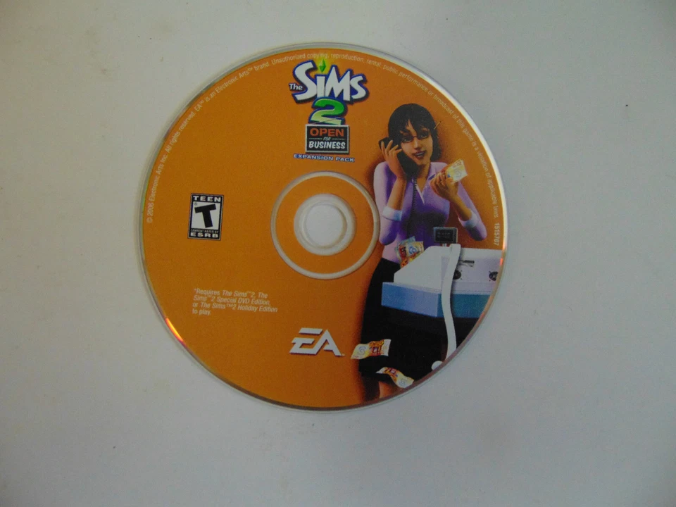 PC The SIMS 2 Open For Business Game Disc Only - Image 1 of 1