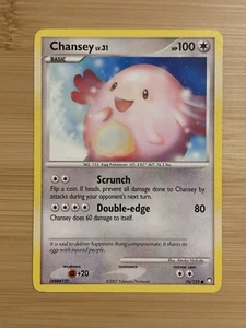 Cartas Pokémon comunes regulares de Chansey 76/123 Mysterious Treasures TCG - Imagen 1 de 2