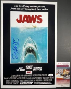 Joe Alves Signed JAWS 11x17 Poster A Autograph & Shark Sketch JSA COA - Picture 1 of 1