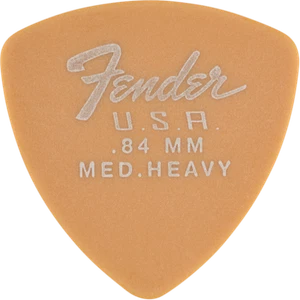 Fender Dura-Tone 346 Shape Guitar Picks, .84, Butterscotch Blonde, 12-Pack - Picture 1 of 1