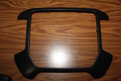 2016 Chevrolet Silverado 1500 Radio Instrument Bezel Black OEM 23103894 - Image 1 of 4