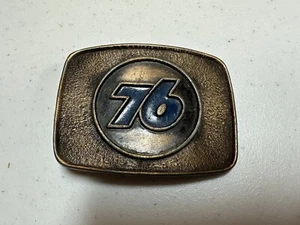 Vintage 70er Jahre Phillips 76 Oil Gas Co. Truck Stop Gürtelschnalle - Bild 1 von 2