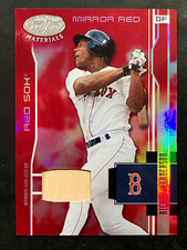 Rickey Henderson 2003 Leaf Certified Materials Red Sox Game Used BatCard 230/250