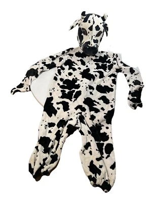 Disfraz de mascota de vaca adulto granja rodeo cómic con disfraces animales lecheros cuerpo completo Foto 1 de 4
