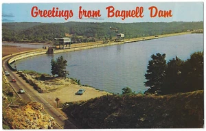 Tarjeta postal de saludos desde Bagnell Dam Osage Beach Missouri - Imagen 1 de 2