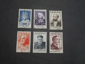 FRANCE STAMP SERIES N°989 A 994 POSTCARDS. COTE 180 EUROS - Picture 1 of 1