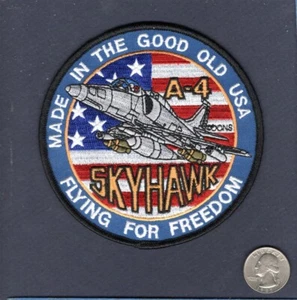 A-4 Skyhawk US Navy VA USMC VMA IAF Douglas Attack Squadron Patch FFF - Bild 1 von 1