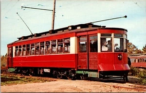 Postcard ME Kennebunkport; Pullman No 25; Streetcar; Seashore Trolley Museum L8 - Picture 1 of 2