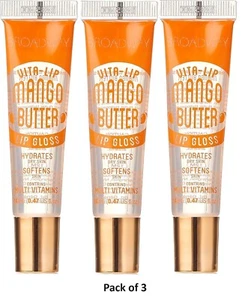 3 X BROADWAY VITA-LIP CLEAR LIP GLOSS Mango Butter 14 ML/0.47 OZ - Picture 1 of 3