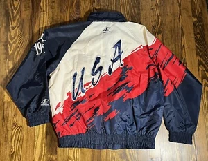 Vintage 1996 Jacke Splash Logo Athletic USA Atlanta Olympics Größe Large Neu mit Etikett - Bild 1 von 5