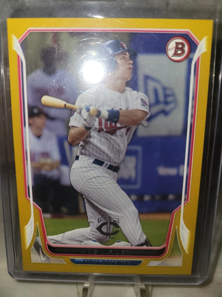 Joe Mauer 2014 Bowman oro numerado 20/50 Foto 1 de 2